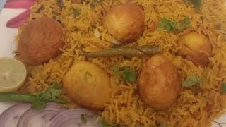 कूकर में बनाए अंडा बिरयानी#Egg biryani in pressure cooker# restaurant style egg biryani# egg biryani