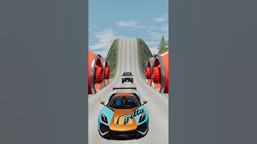 EPIC Tractor Crash Into Cola Barrier 💥😂 BeamNG