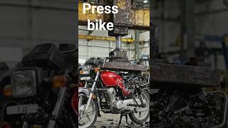 Hydraulic press on bike