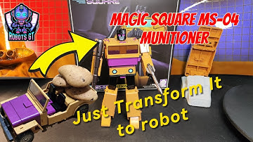 Magic Square ms-04 Munitioner Swindle Just Transform It to Robot
