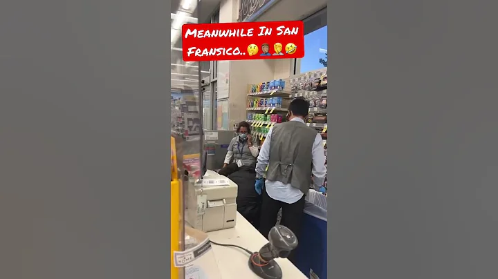 Guy Throws Bananas In Armed Robbery at cvs 🤔🤣 #shorts #robbery #sanfrancisco