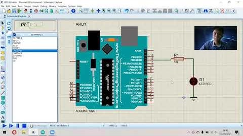 Proteus dan Arduino: Simulasi LED Berkedip