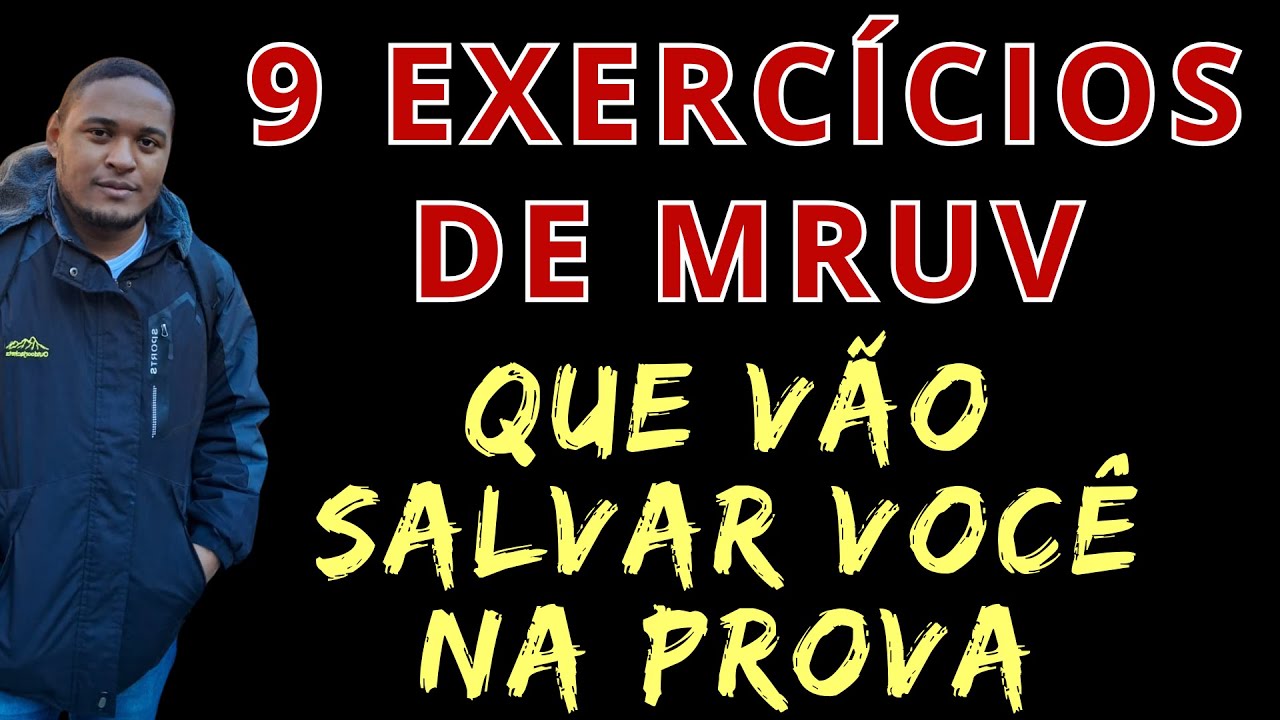 9 EXERCÍCIOS DE MRUV (Movimento Uniformemente Variado)| TUDO O QUE VOCÊ PRECISA PARA IR BEM NA PROVA