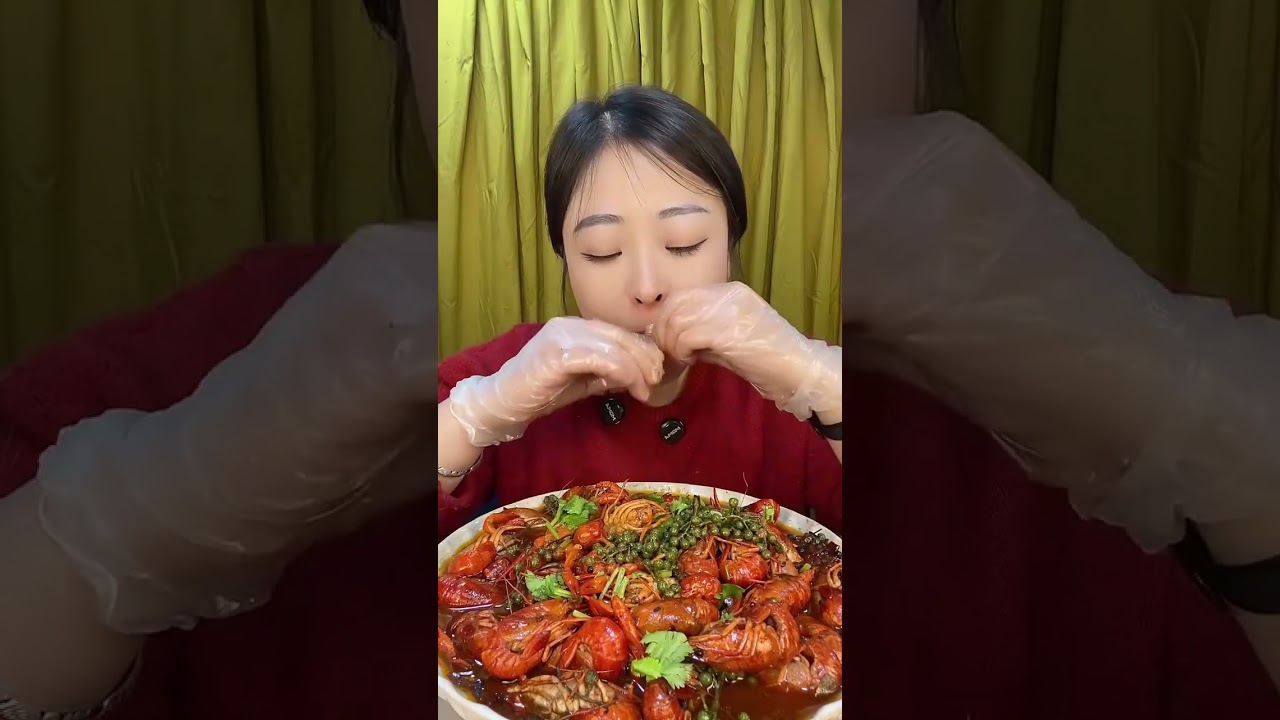 Spicy red crawfish tasting show, 매콤한 붉은 가재 시식회| MALA먹방 ep1784
