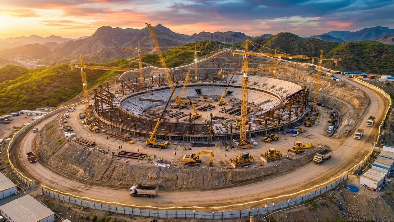 The BIGGEST Construction Project EVER! $12 Billion Stadium Built