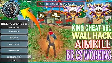 THE KING CHEATS V81 | OB48 FF HACK | FREE FIRE MOD MENU | THE KING CHEATS HACK | FF HACK