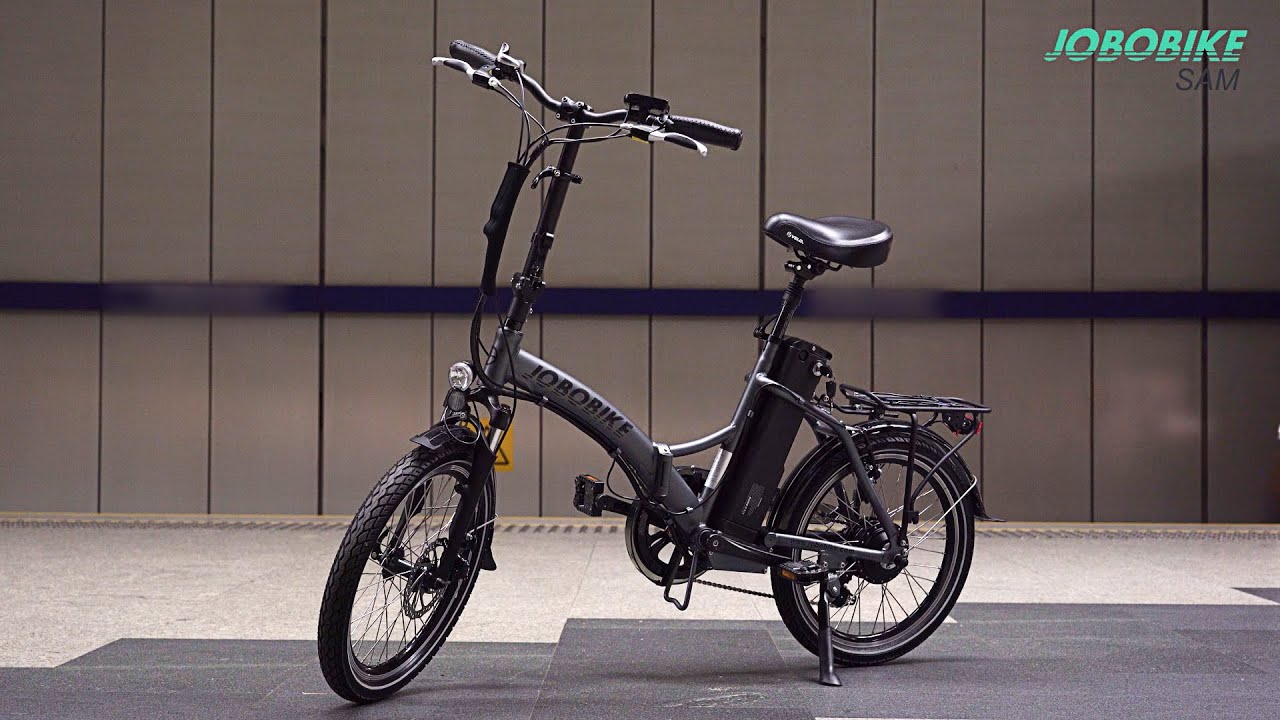 JOBOBIKE SAM—Lightweight Folding Electric Bike YouTube