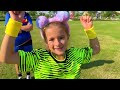 Ruby and Bonnie play sports and games competition at school