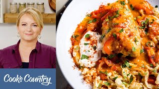 How to Make Chicken Paprikash and Spaetzle