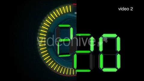 Countdown Motion Graphics Animation