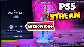 How to fix no mic audio during a PS5 broadcast stream