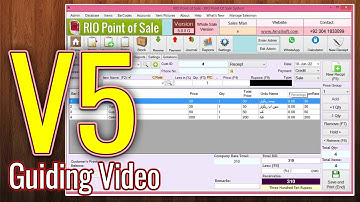 RIO Point Of Sale - Version 5 - Guiding Video
