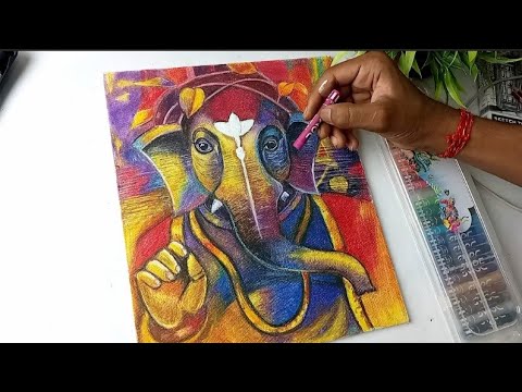 Shree Ganesh Ji Drawing,  Ganesha Drawing,  Outline Tutorial , and colour 😍