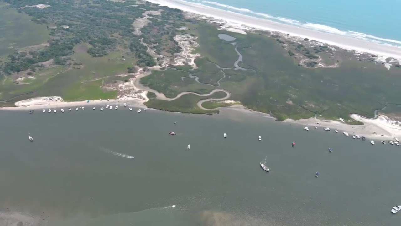 Black Pearl - Bird Island ICW Anchorage - Little River Inlet - Drone View