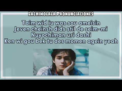 V (KIM TAEHYUNG) - RAINY DAYS (PRONUNCIACION FACIL/ LETRA FÁCIL/ LETRA SIMPLIFICADA/ EASY LYRICS)