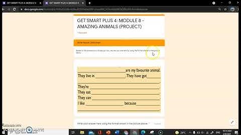 Get Smart Plus 4 Module 8 (project)
