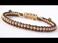 DIY Macrame Style Bracelet - Round Braid Satin Cord / Paracord - Cobra Closure - CBYS Tutorial