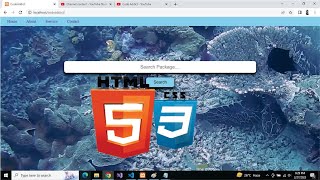 How to Set Background Video & Image in HTML CSS/Design website front page for Beginners Part-3