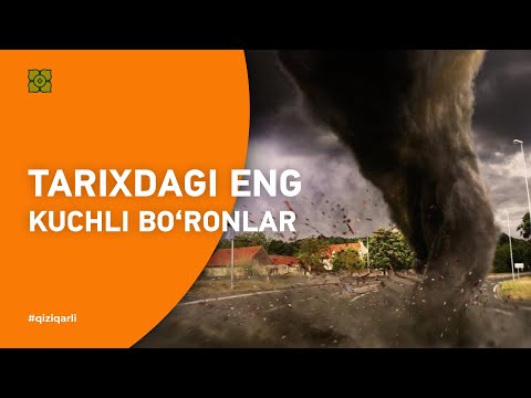 Video: Dunyoda tornadolar qayerda sodir bo'lishi mumkin?
