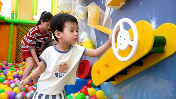 Bé khỏe bé ngoan, Bé đi công viên - Nhạc thiếu nhi đi khu vui chơi nhà bóng