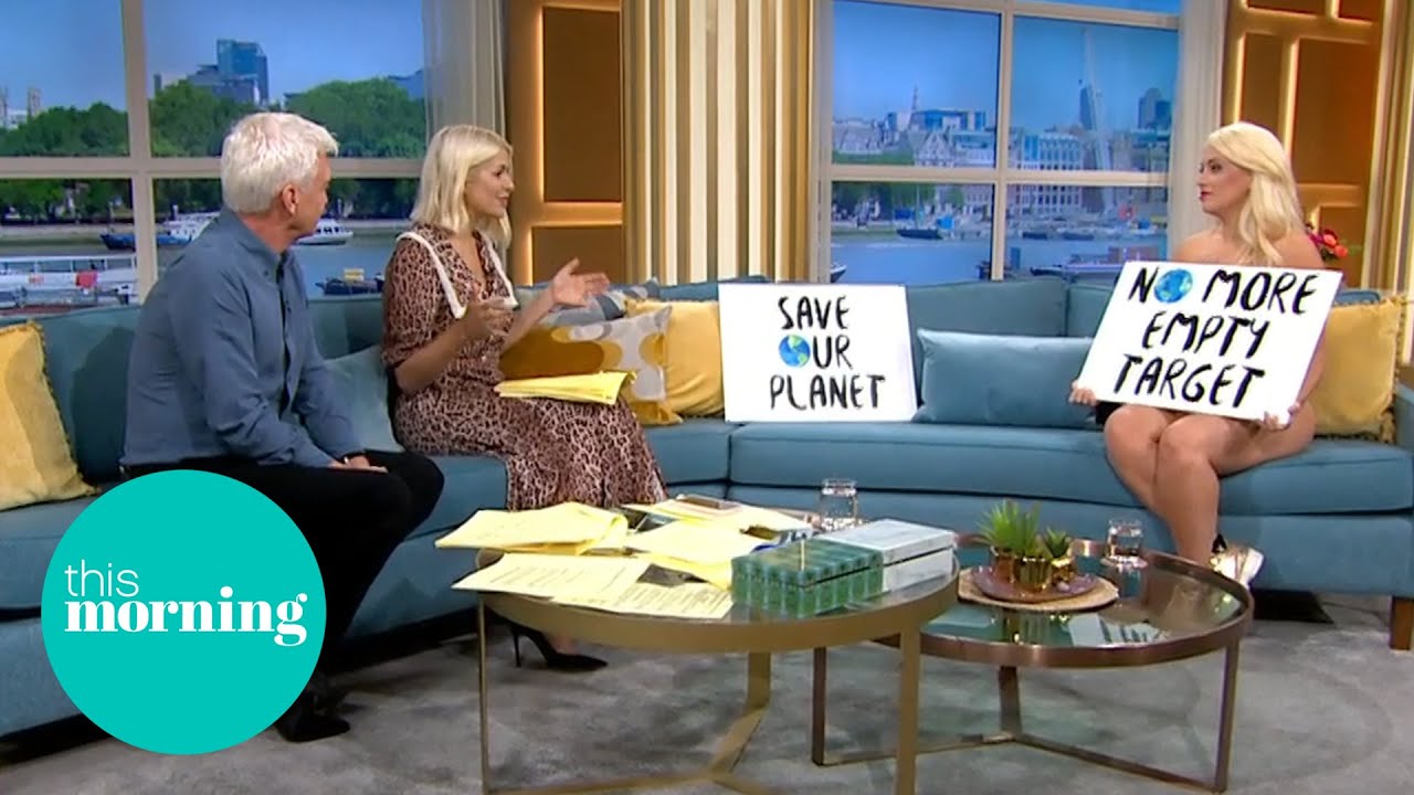 Phillip and Holly Meet The Woman Who Protests Topless To Save The Planet This Morning picture