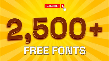 2,500+ PREMIUM modern FREE FONTS with INSTANT ACCESS! | #freefonts #fontstyles @uniquestudeos