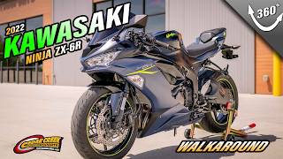 Bamiki Walkaround | 2022 Kawasaki Ninja® ZX™-6R Metallic Matte Twilight