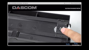 DASCOM DC-7600 | Adjust card thickness
