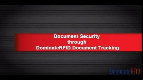 RFID File & Document Tracking by DominateRFID