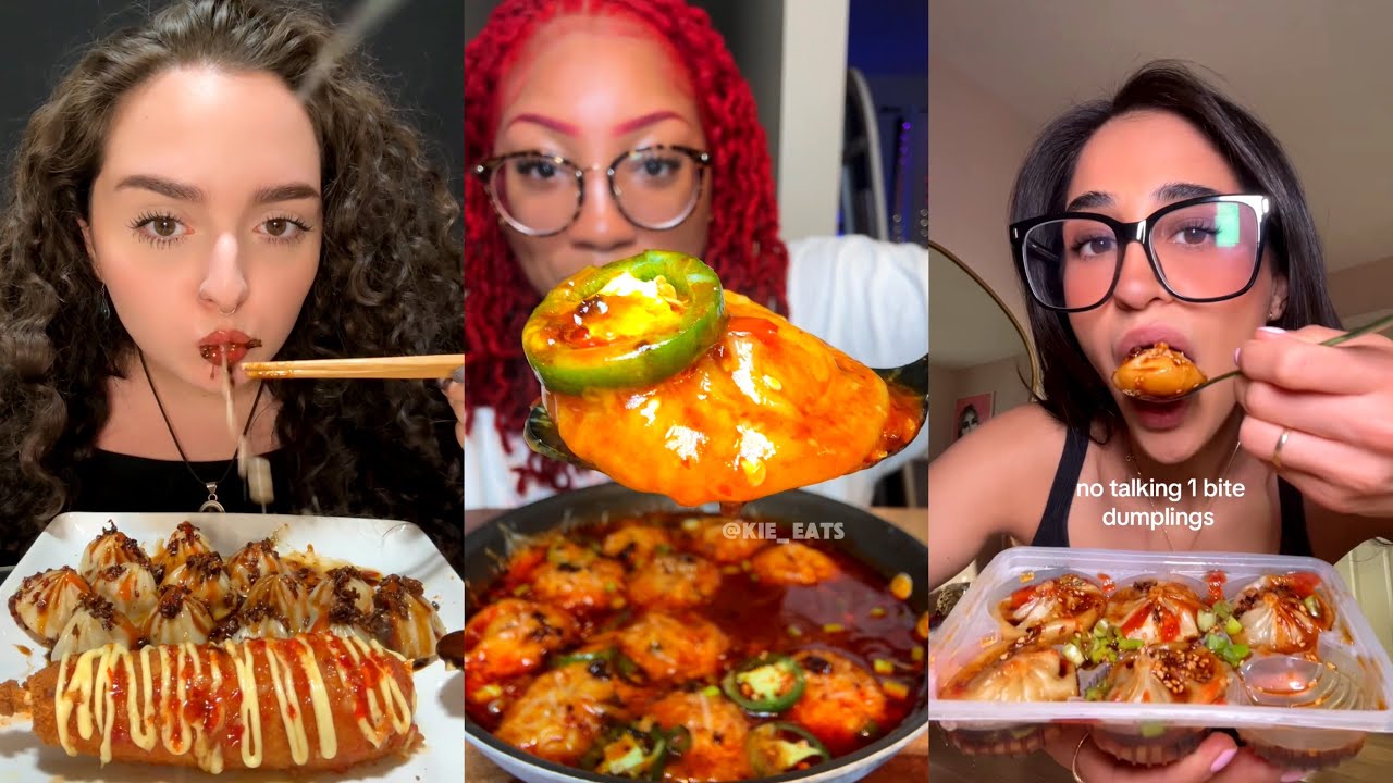 TIKTOK Soup Dumplings ASMR Mukbang Compilation!