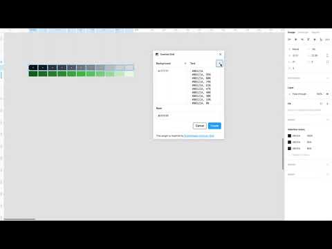 Figma Plugin - Contrast Grid demo - YouTube