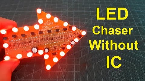 LED Chaser Without IC By Using Transistors Only