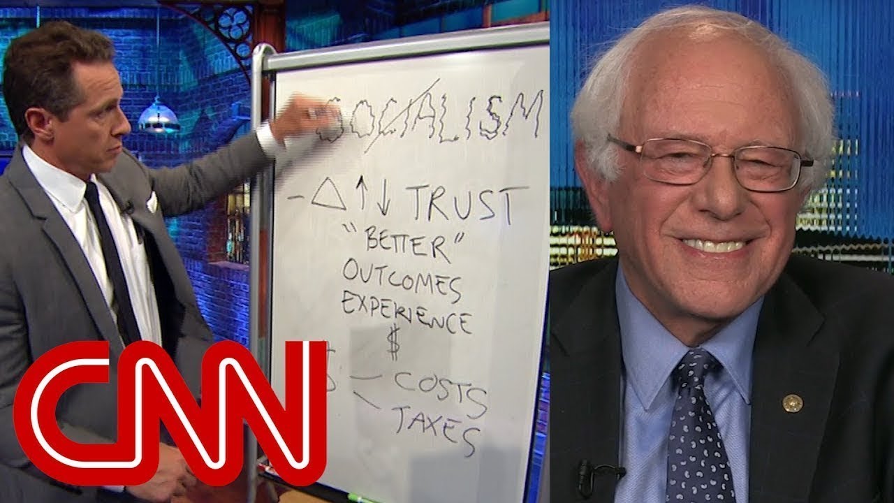 trump amazonia CNN Host Uses Dumb Right-Wing Talking Points & White Board To Debate Bernie