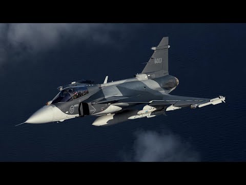 Saab - Gripen E (NG) & Gripen C Multi-Role Fighters Dual Flight [2160p] @arronlee33