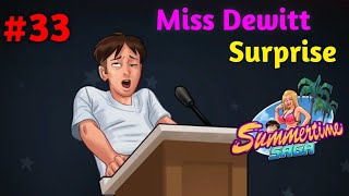 Miss Dewitt Surprise || @QuestsCraftsMan Summertime Saga v0.20.11 || no commentary