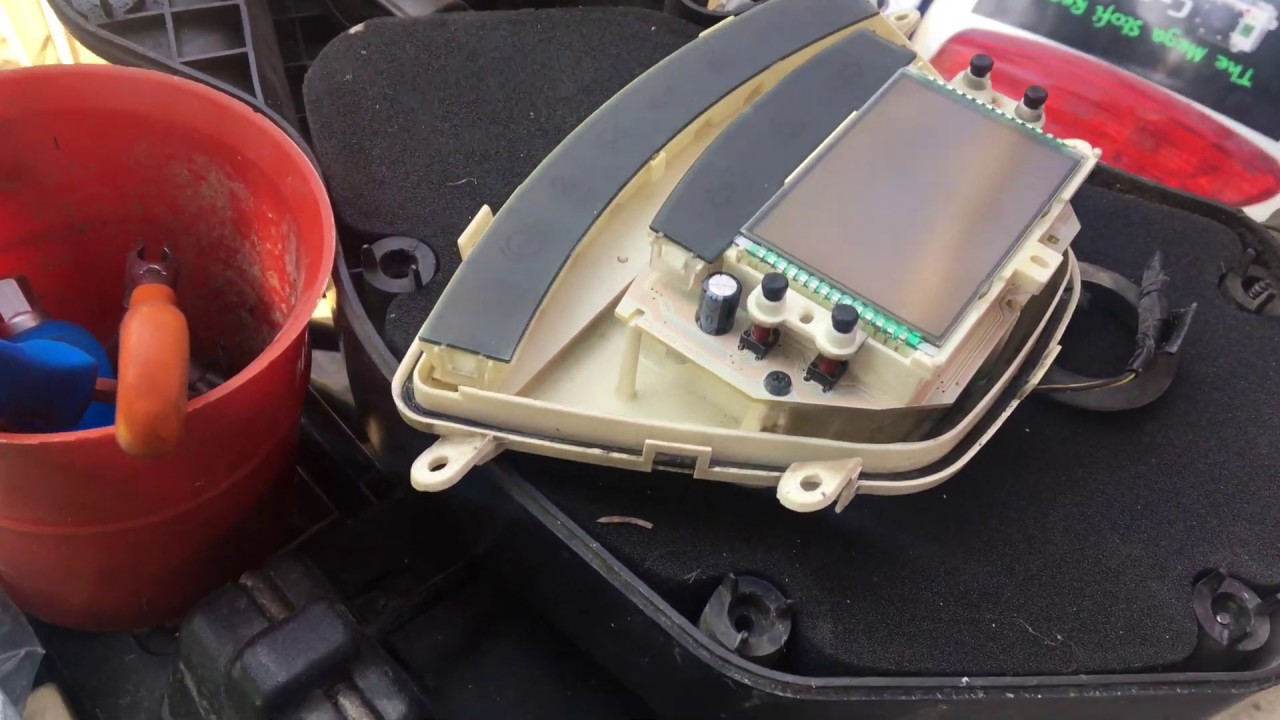 Piaggio X9 digital display - Piaggio X9 LCD display - Piaggio X9 display - Piaggio  X9 speedo - YouTube