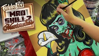 Join me and zombie betty page to learn which brushes, paint markers
use create perfect outlines for your art. follow on insty:
https://www...