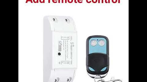 PST-WF-S1R Tuya Smart 1CH WIFI Smart Switch with RF 433Mhz Add remote controller