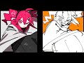 フィクションです。 MVラフ比較動画