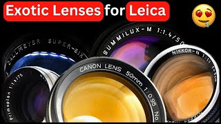 🟡 Rare DREAM Lenses (Rangefinder Lenses), Vintage Leica Cameras + Leica Clone Cameras