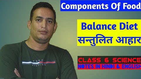 Balanced Diet | सन्तुलित आहार | Class 6 Science | Components Of Food | भोजन के घटक | Obesity | Part5