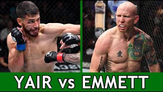 YAIR RODRIGUEZ vs JOSH EMMETT Fight Prediction