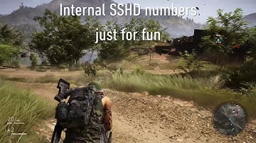 SSD internal vs external PS4 Pro loading times comparison