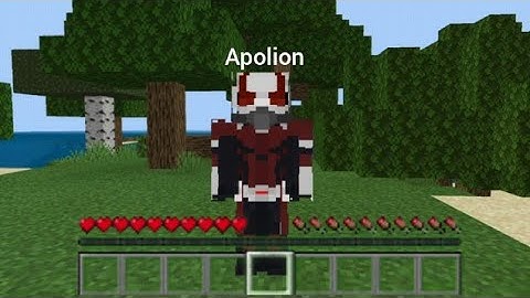 Minecraft Ant-Man costume with ability/morph command block tutorial