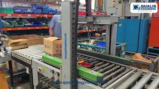 Random Size Case Sealing and Strapping Automation Line | Qualis Packaging