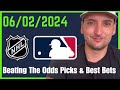 Winning Day Yesterday! MLB & NHL Picks and Best Bets for June 2nd, 2024!