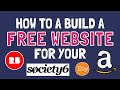 How to Build a FREE Website to Promote your Print on Demand Products