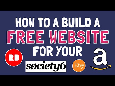 How to Build a FREE Website to Promote your Print on Demand Products