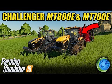 FS19 | Challenger MT800E Field Python & Challenger MT700E Field Viper | Mod Review