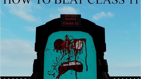 HOW TO GET TO THE END OF CLASS 11! Difficulty Button Simulator